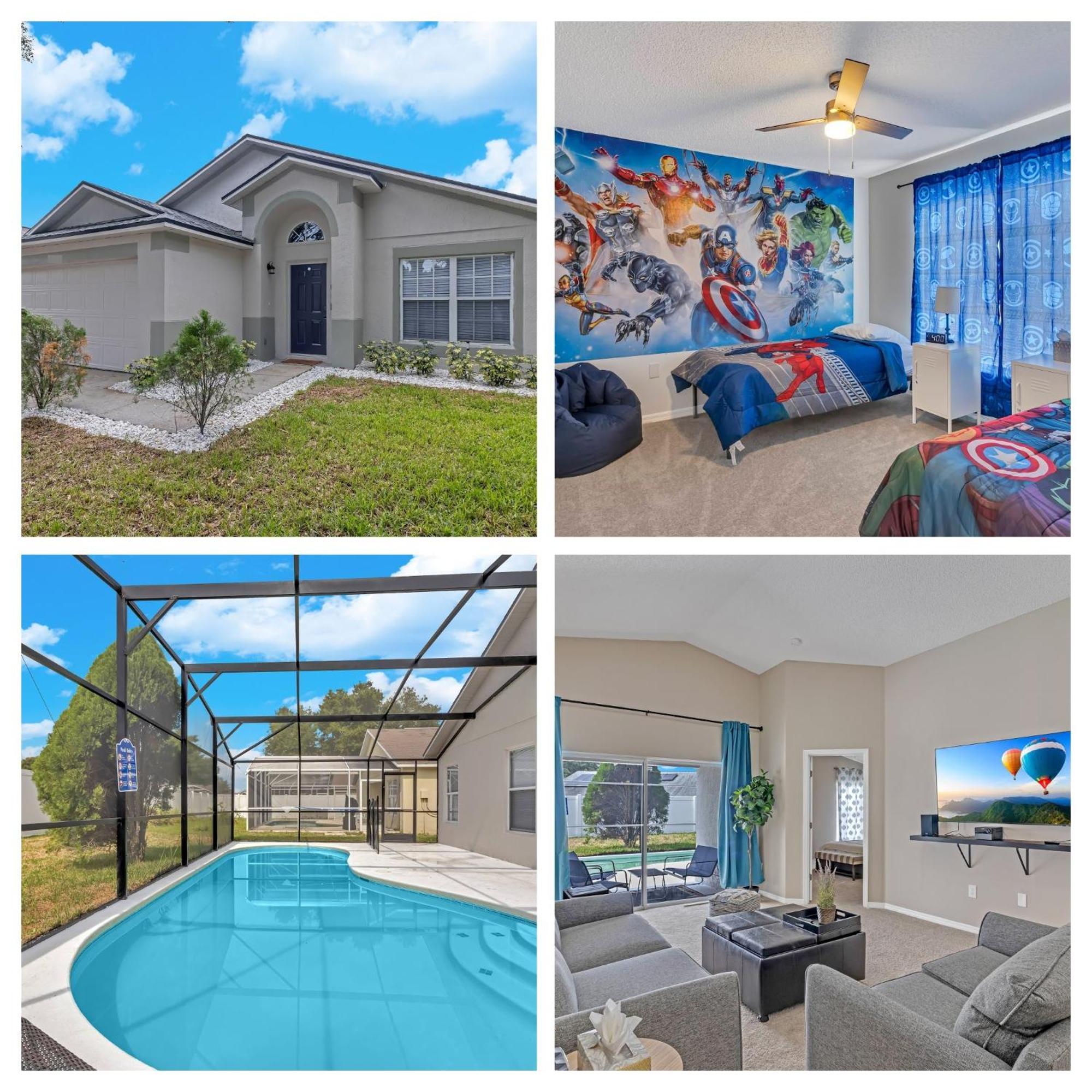 Disney Themed House Free Heated Pool Close Disney 5Br 9Bd Orlando Exteriér fotografie